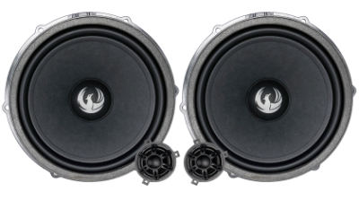 Set 2 Difuzoare componente, pe 2 căi VW, 7" (180 mm) cu filtre si cabluri plug & play, 90 W RMS/180 W MAX, 4 Ohm, Phoenix Gold, ZDSW7CS