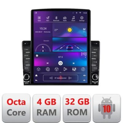 Navigatie dedicata Citroen DS5  dedicata Ouad core 4+32 ecran vertical 9.7" DSP 360 FHD AHD Android radio gps internet  KIT-ds4+EDT-E709