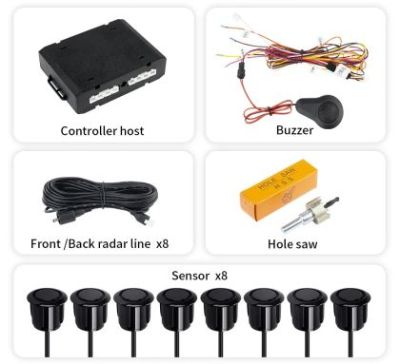 Senzori de parcare video fata si spate navigatie android EDT-PARK08-ANDROID
