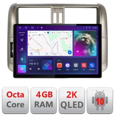 Navigatie dedicata Toyota Prado 2010-2013 N-347 Edonav ecran 13" 2K 4+32 Android Waze USB Navigatie 4G 360 Toslink Youtube Rad