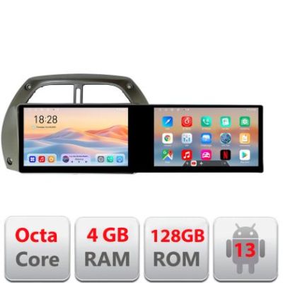 Navigatie Toyota Rav 4 2000-2004 Edotec 2 ecrane  8 core 4+128 21.6 inch Incell android Wifi 5Ghz gps internet  kit-rav4-old