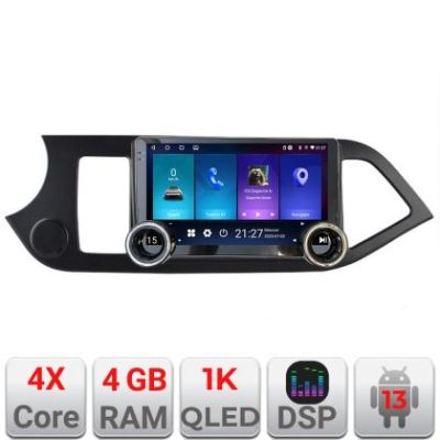 Navigatie Kia Picanto 2011-2015 Kit-217 Edotec  4+64 10.5 inch Incell 1K android Wifi 5Ghz gps internet