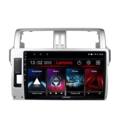 Navigatie Toyota Landcruiser J150 Prado 2014-2017 Lenovo Kit-065 4+64 GB Android Waze USB Navigatie Internet Youtube Radio