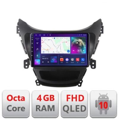 Navigatie Hyundai Elantra 2011-2013 B-092 Android Ecran QLED octa core 4+64 carplay android auto KIT-092+EDT-E309V3
