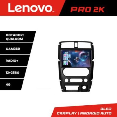 Navigatie Jimny 2007-2016 Lenovo Kit-JIMNY07 8 core QLED 2K 12+256 360 Android Waze USB Navigatie Internet Youtube Radio