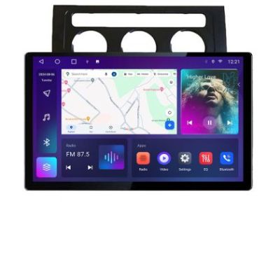 Navigatie dedicata VW Touran 2003-2009 clima automata N-touran2 Edonav ecran 13" 2K 4+32 Android Waze USB Navigatie 4G 360 Tos