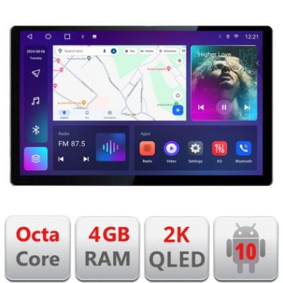 Navigatie Alfa Romeo 159 2005-2011 Qled 2K Octa Core 4+64 LTE 4G DSP Wifi 5Ghz android auto carplay radio gps internet Kit-+EDT-E413-2K