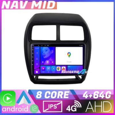 Navigatie Mitsubishi ASX 2017 2021 model facelift EDOTEC-LITE Android Ecran 720P Octa Core 4 64 Carplay v1
