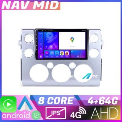 Navigatie Toyota FJ Cruiser 2006 2020 EDOTEC-LITE Android radio gps internet Octa core 4 64 Carplay