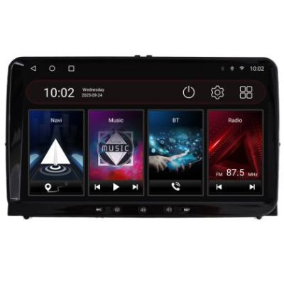 Navigatie dedicata VW Skoda Seat Edotec VW PRO ecran 9" Qled Android 8 core 4+64 4G DSP 360 Wifi radio usb BT GPS carplay android auto