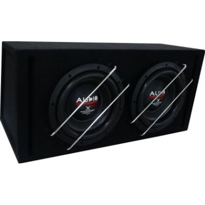 Subwoofer pasiv cu incinta, Audio System, 800(2x400) W RMS, 1000(2x500) W MAX, difuzoare 2 x 10", high end, bass reflex