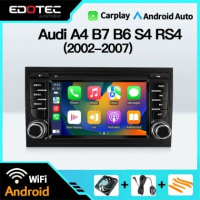 Navigație Audi A4 B7 B6 S4 RS4 2002 - 2007, 7 inci