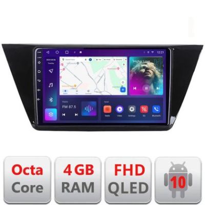 Navigatie Volkswagen Touran 2016- B-3144 Android Ecran QLED octa core 4+64 carplay android auto KIT-3144+EDT-E310V3