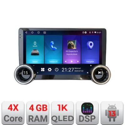 Navigatie Citroen C3 2022- Edotec 4+64 10.5 inch Incell 1K android Wifi 5Ghz gps internet