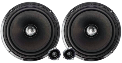 Kit de difuzoare pe 2 căi VW 6” (160 mm) cu filtre si cabluri plug & play 60W RMS/120W MAX 4Ohm Phoenix Gold ZDSW6CS v3