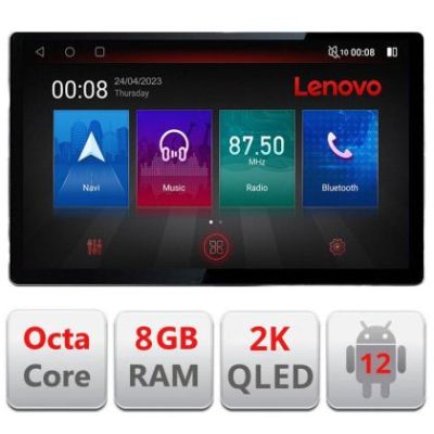 Navigatie Fiat Tipo 2015-2021 N-TIPO ecran 13" 2K 8+128 Android Waze USB Navigatie 4G 360 Toslink Youtube Radio