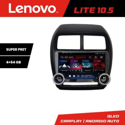 Navigatie Mitsubishi ASX 2017-2021 model facelift Lenovo  8 core 4+64 10.5 inch Incell 1K android Wifi 5Ghz gps internet  Kit-026-facelift