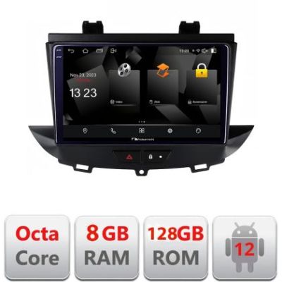 Navigatie Opel Grandland X Crossland X 2016-2020 Nakamichi NAM5960PRO Octa core 8+128 carplay android auto radio gps internet