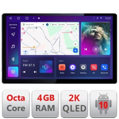Navigatie dedicata Skoda Superb 2 N-SUPERB2 Edonav ecran 13" 2K 4+32 Android Waze USB Navigatie 4G 360 Toslink Youtube Radio K