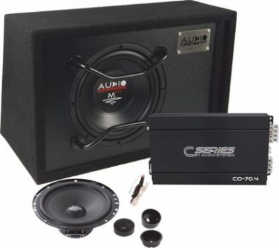 PACHET AMPLIFICATOR , DIFUZOARE, SUBWOOFER M10 EVO BR+DIFUZOARE MX 165 EVO+AMPLIFICATOR CO-70.4