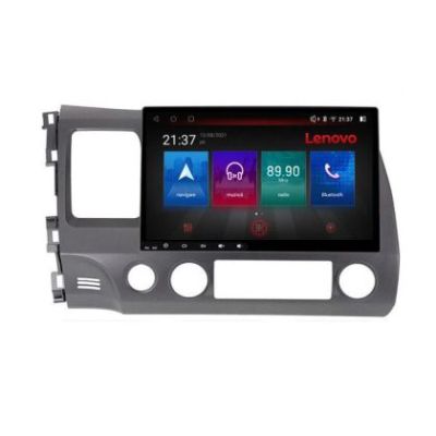 Navigatie Honda Civic Sedan Lenovo Kit-044 8 core QLED Qualcomm 4+64 360 Android Waze USB Navigatie Internet Youtube Radio