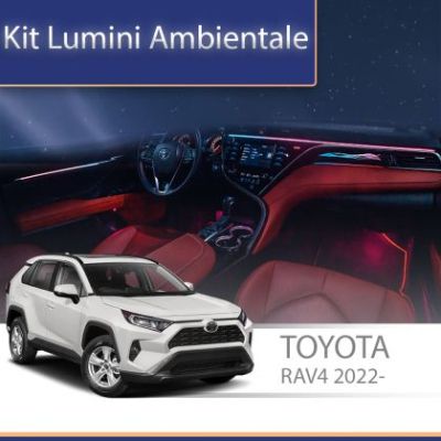 Lumini Ambientale Toyota RAV 4 2022- set complet cu trimuri control telefon sau sistem original