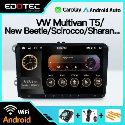 Navigație Volkswagen Multivan T5 New Beetle Scirocco Sharan, 9 inci, 2003 - 2017