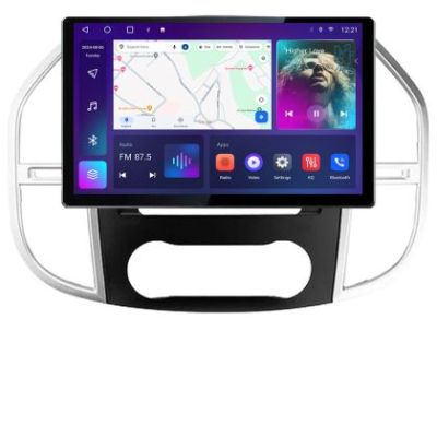 Navigatie dedicata Mercedes Vito w447 2016- Edonav ecran 13" 2K 4+32 Android Waze USB Navigatie 4G 360 Toslink Youtube Radio KIT-w447 si EDT-E513-PRO