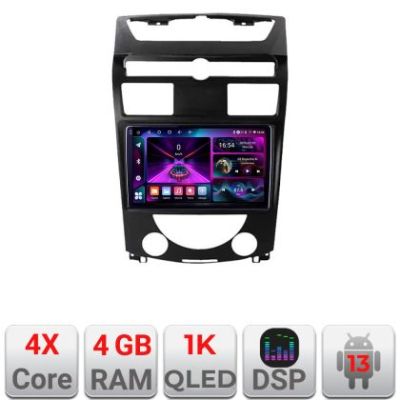 Navigatie Ssang Yong Rexton 2006-2013 A- rexton07  4+64 InCell Display 1K Android Waze USB Navigatie Internet Youtube Radio