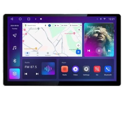 Navigatie dedicata Citroen C3  2018-  N-C3 Edonav ecran 13" 2K 4+32 Android Waze USB Navigatie 4G 360 Toslink Youtube Radio KI