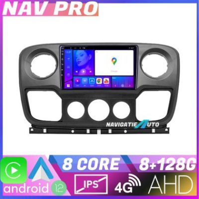 Navigatie Opel Movano  Renault Master 2010 2021 EDOTEC-LITE Android Ecran 720P Octa Core 8 128 Carplay