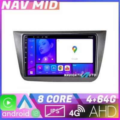Navigatie Seat Altea 2005 2014 EDOTEC-LITE Android radio gps internet Octa core 4 64 Carplay