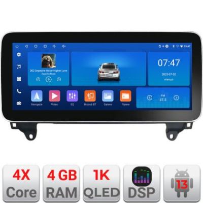 Navigatie Mercedes ML W166 NTG4.5 K-W166 Edotec 4+64 12.3 inch Incell 1K android Wifi 5Ghz gps internet