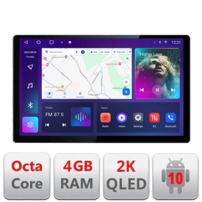 Navigatie dedicata Mercedes Clasa R N-215 Edonav ecran 13" 2K 4+32 Android Waze USB Navigatie 4G 360 Toslink Youtube Radio KIT