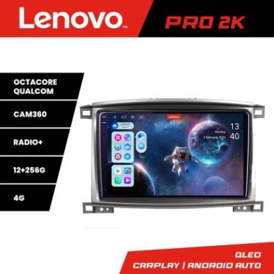 Navigatie Toyota Land Cruiser L100 2002-2008 Lenovo Kit-L100 8 core QLED 2K 12+256 360 Android Waze USB Navigatie Internet Youtube Radio v1