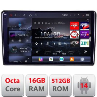 Navigatie Kia Ceed 2007-2009 Android radio gps internet 8 core QLED 2K 16+512GB 360 Edotec