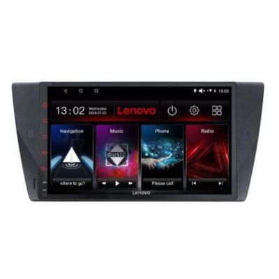 Navigatie BMW Seria 3 E90 Lenovo Kit-095 8 core QLED 2K 4+64 360 Android Waze USB Navigatie Internet Youtube Radio