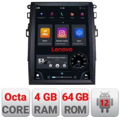 Navigatie Ford Mondeo 4 tip tesla radio gps internet Qualcomm 8X 8+128 360 4G carplay android auto  kit-tesla-377+ULTRA-9.7-8+128