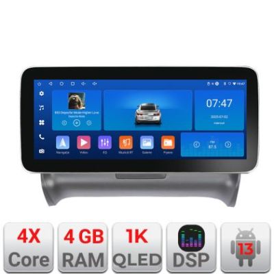 Navigatie Audi TT 2004-2011 K-078 Edotec 4+64 12.3 inch Incell 1K android Wifi 5Ghz gps internet