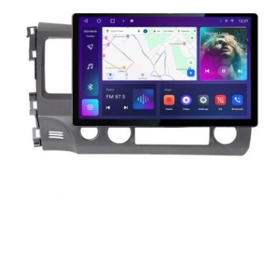 Navigatie dedicata Honda Civic Sedan N-044 Edonav ecran 13" 2K 4+32 Android Waze USB Navigatie 4G 360 Toslink Youtube Radio KI