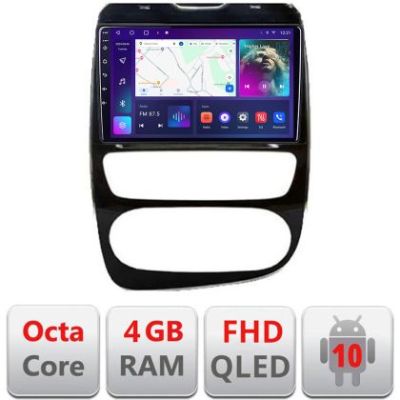 Navigatie Renault Clio 4 V2 B-468 Android Ecran QLED octa core 4+64 carplay android auto KIT-468+EDT-E310V3
