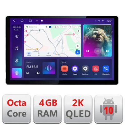 Navigatie dedicata Opel Movano Renault Master 2020- Edonav ecran 13" 2K 4+32 Android Waze USB Navigatie 4G 360 Toslink Youtube V1