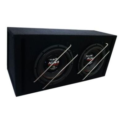Subwoofer pasiv cu incinta, Audio System, 800 W RMS, 1400 W MAX, difuzoare 2 x 10", bass reflex