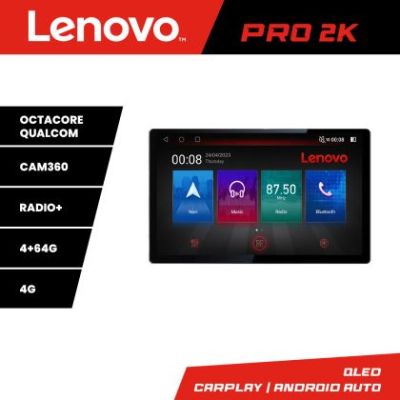 Navigatie Kia Stonic 2016-2020 Lenovo PRO 4+64 13 inch 2K android 4G DSP gps internet  Kit-Stonic