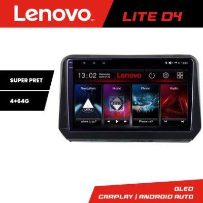 Navigatie Mitsubishi Outlander 2021- Lenovo QLED 1K 4+64 WIFI 5Ghz carplay android auto Android kit-outlander2023+EDT-LITE-D4-10-4+64