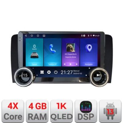 Navigatie Mercedes Clasa R Kit-215 Edotec  4+64 10.5 inch Incell 1K android Wifi 5Ghz gps internet