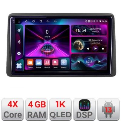 Navigatie Dacia Duster dupa 2019 A-199  4+64 InCell Display 1K Android Waze USB Navigatie Internet Youtube Radio