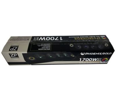 Cutie cu difuzoare iluminate Phoenix Gold 1700W ieșire SPL 2 x 4 OHM 4 x difuzoare midrange 2 x tweetere pro audio