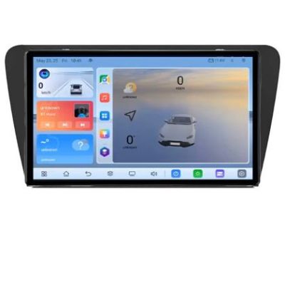 Navigatie Skoda Octavia 2014-2020 Manual C-279 Android 8 Core 2.2 Ghz 8+128 Qled 1K ADAS 4G LTE GPS 360 KIT-279+EDT-E410V3