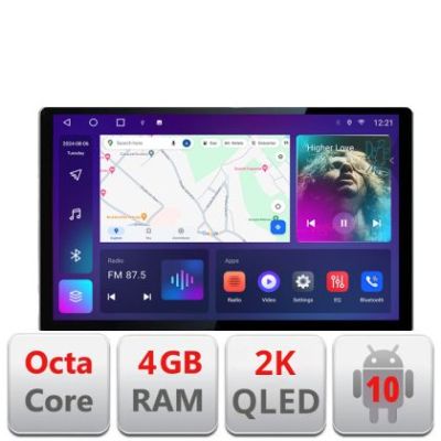 Navigatie dedicata Ford Transit Focus Kuga N-transit Edonav ecran 13" 2K 4+32 Android Waze USB Navigatie 4G 360 Toslink Youtub